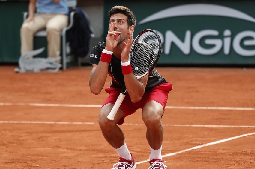 Trenutak u kojem Novak Đoković urla na publiku zbog buke tokom igre (Foto: EPA-EFE)