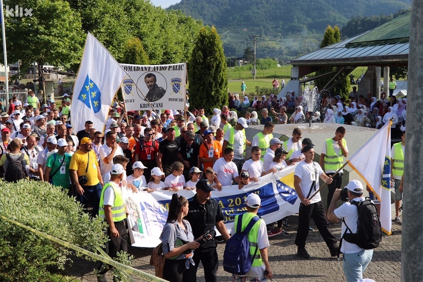 MarÅ¡ mira Žepa - Srebrenica - PotoÄari poÄinje 9. jula