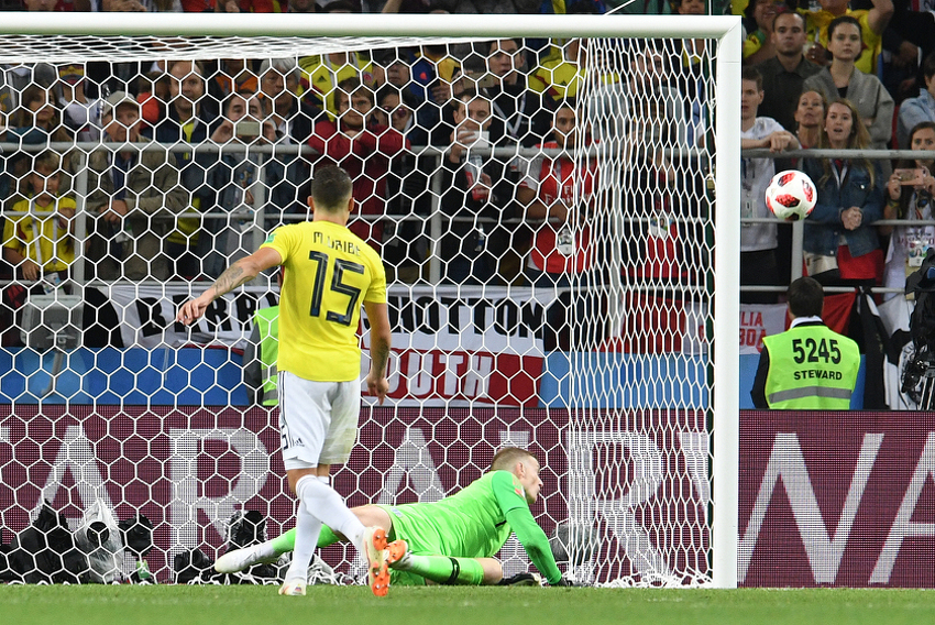 Uribe je pogodio prečku iz penala (Foto: EPA-EFE)