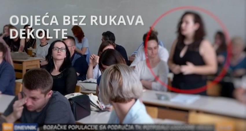 Ð ÐµÐ·ÑÐ»ÑÐ°Ñ ÑÐ»Ð¸ÐºÐ° Ð·Ð° TVSA analizom odijevanja studenata uzburkala javnost: Prozirna odjeÄa, bez rukava, dekolte...