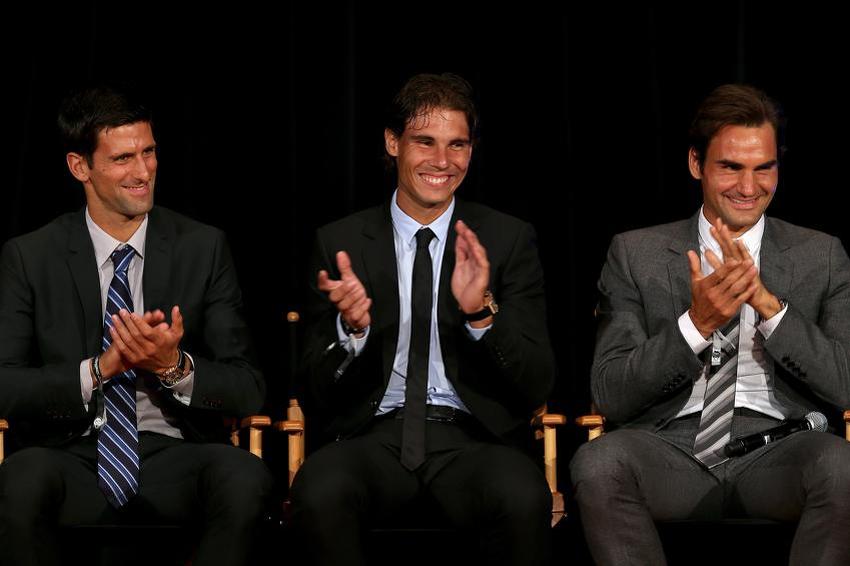 Novak Đoković, Rafael Nadal i Roger Federer (Foto: Twitter)