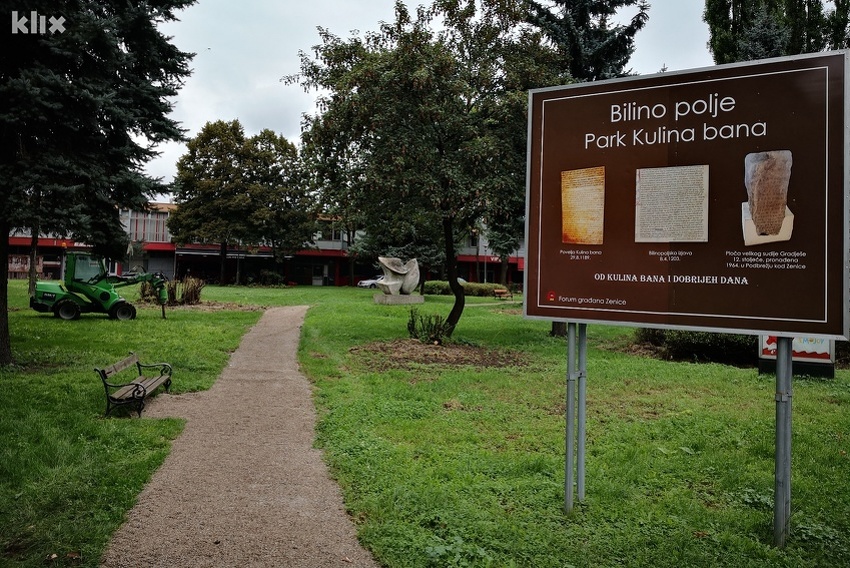 Park Kulina bana u Zenici (Foto: E. M./Klix.ba)
