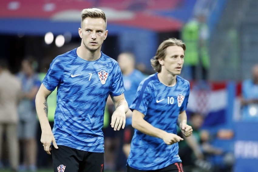 Rakitić i Modrić (Foto: EPA-EFE)