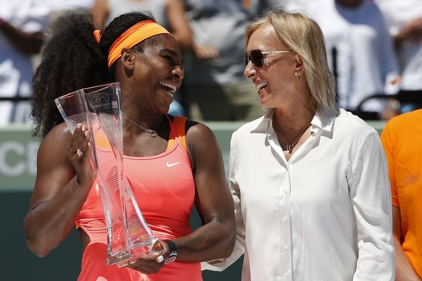 Serena Williams i Martina Navratilova (Foto: EPA-EFE)