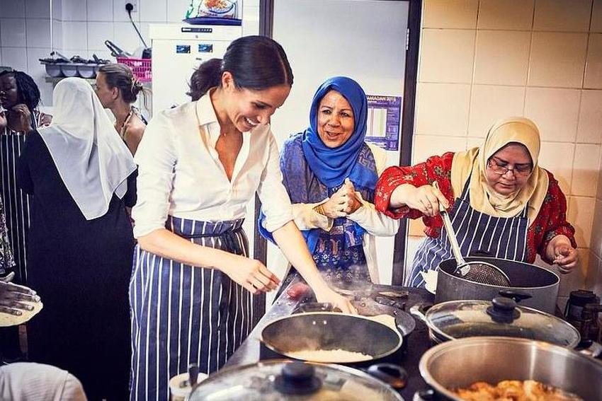 Vojvotkinja Meghan Markle kuhala s muslimankama zapadnog Londona