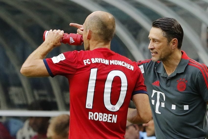 Arjen Robben i Niko Kovač (Foto: EPA-EFE)