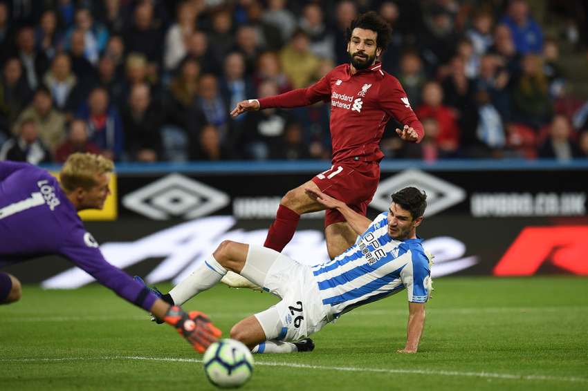 Salah postiže odlučujući pogodak (Foto: AFP)
