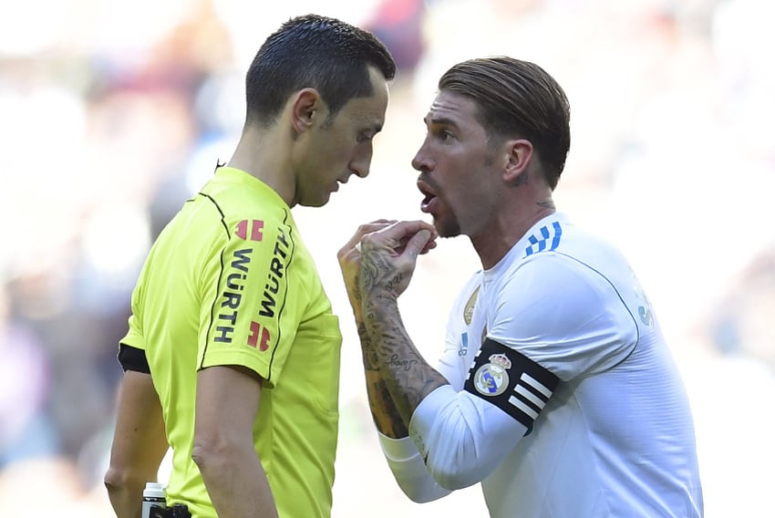 Jose Maria Sanchez Martinez i Sergio Ramos (Foto: AFP)