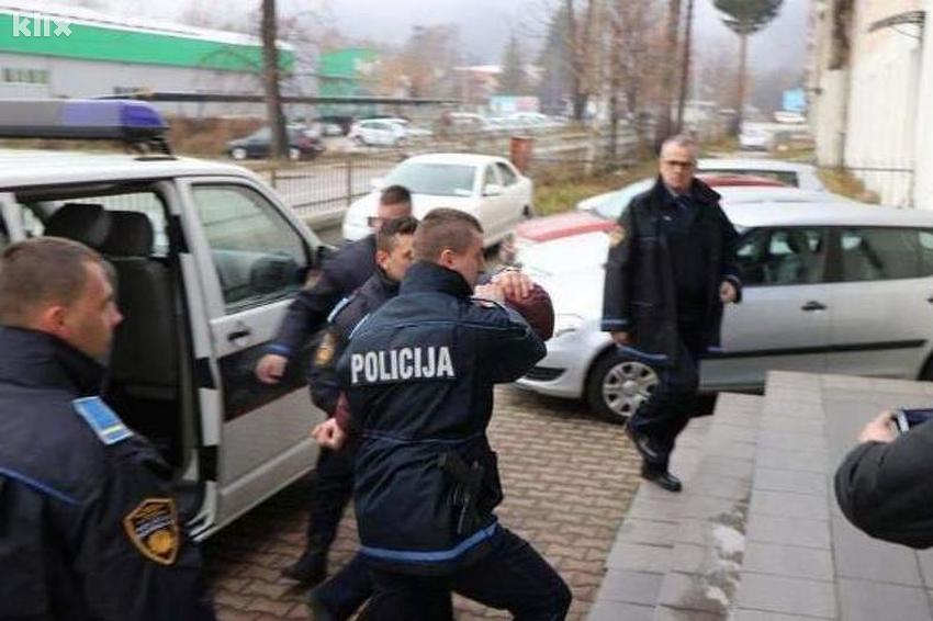 Nermin Rustempašić prilikom dovođenja u Sud u Travniku