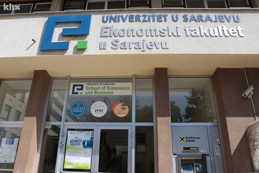 Ekonomski fakultet u Sarajevu (Foto: H. M./Klix.ba)