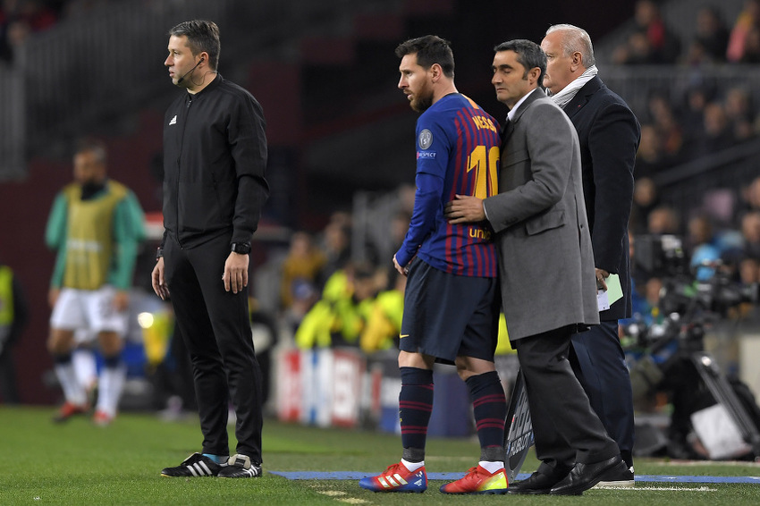 Lionel Messi i Ernesto Valverde (Foto: AFP)