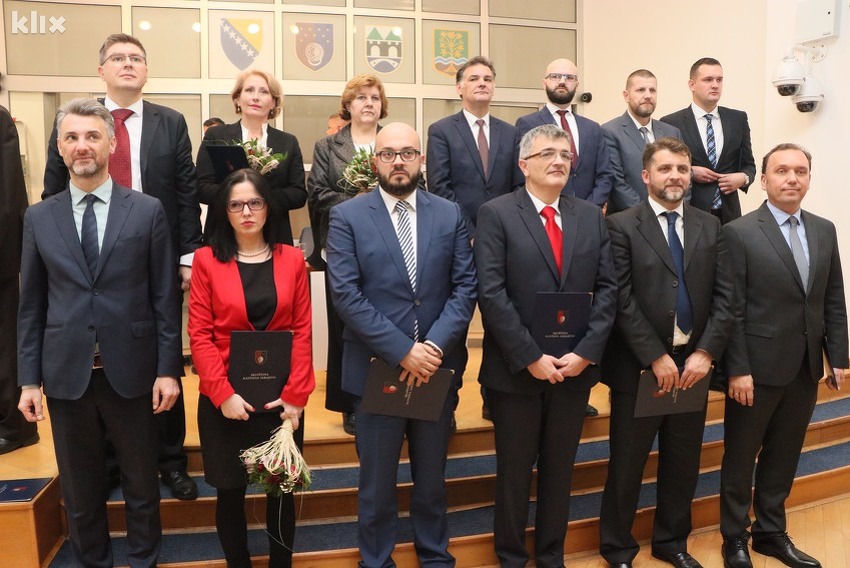 Novi ministri u Vladi KS (Foto: H. M./Klix.ba)