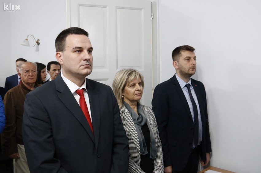 Zastpnici SDP-a u novom sazivu Skupštine HNK (Žuljević, Sardžić i Lulić) (Foto: R. D./Klix.ba)
