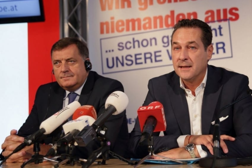 Dodik i Strache