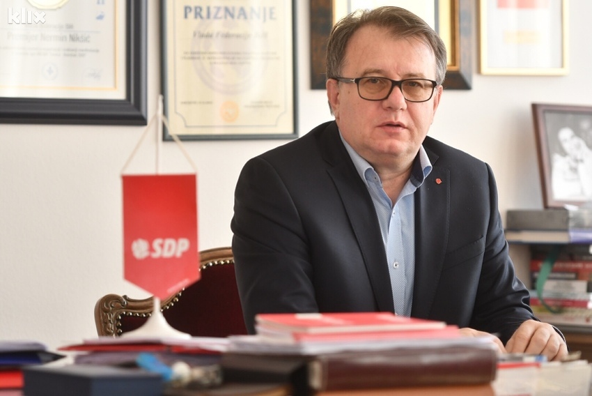 Nermin Nikšić, predsjednik SDP-a (Foto: K. S./Klix.ba)