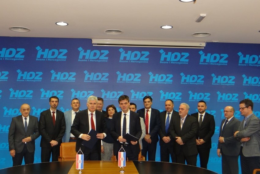 Novi momenti: HDZ BiH i HDZ 1990 potpisali sporazum o saradnji