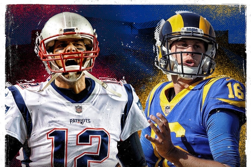 Tom Brady i Jared Goff (Foto: Twitter/Super Bowl)