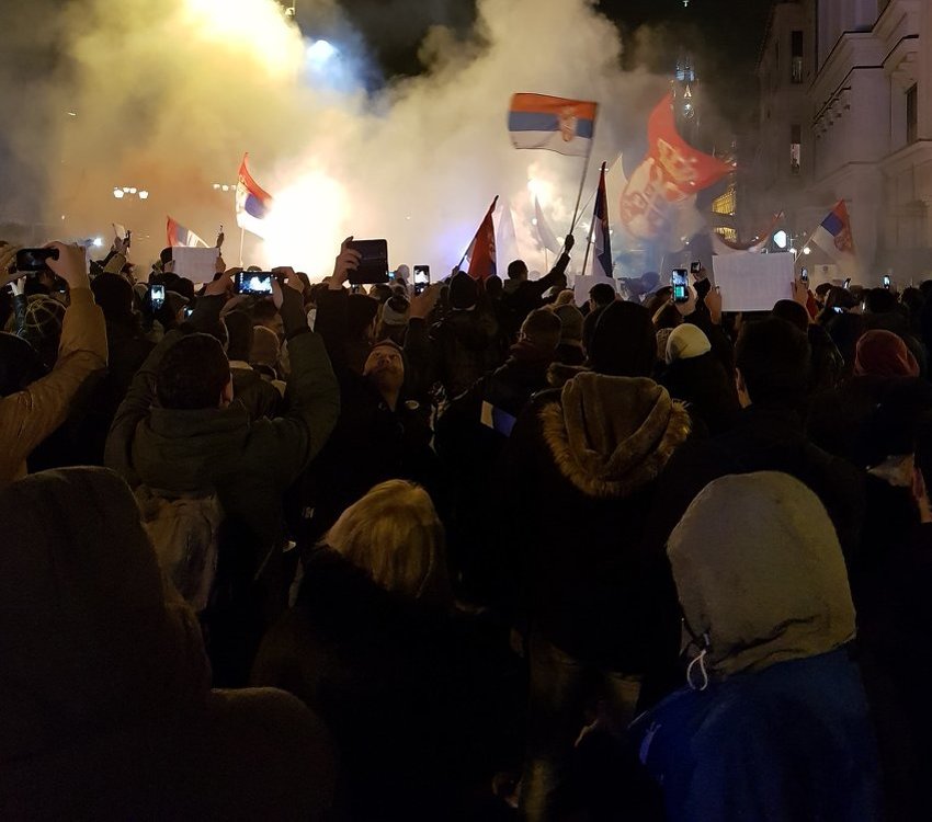 Protesti u Novom Sadu (Foto: Twitter)