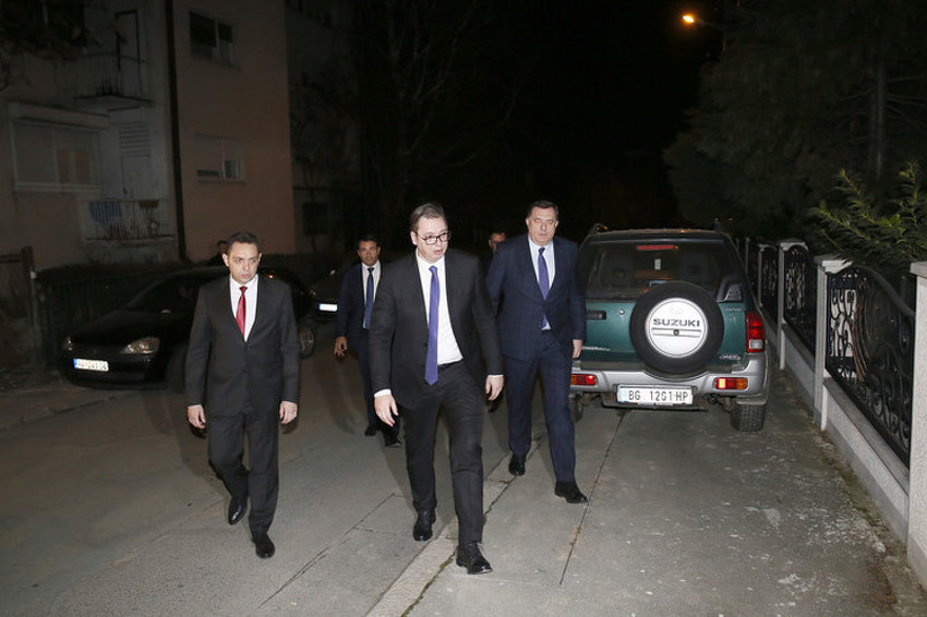 Dodik s VuÄiÄem posjetio porodicu Å abana Å auliÄa i izrazio sauÄeÅ¡Äe