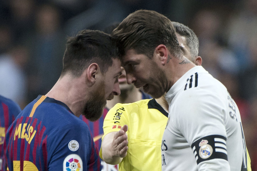 Messi i Ramos u duelu (Foto: AFP)