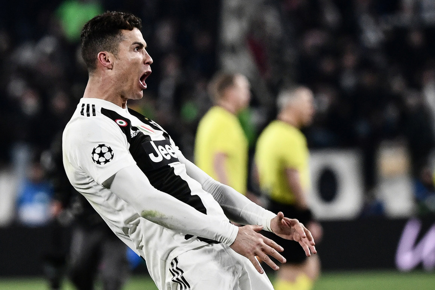 Cristiano Ronaldo slavi treći pogodak (Foto: AFP)