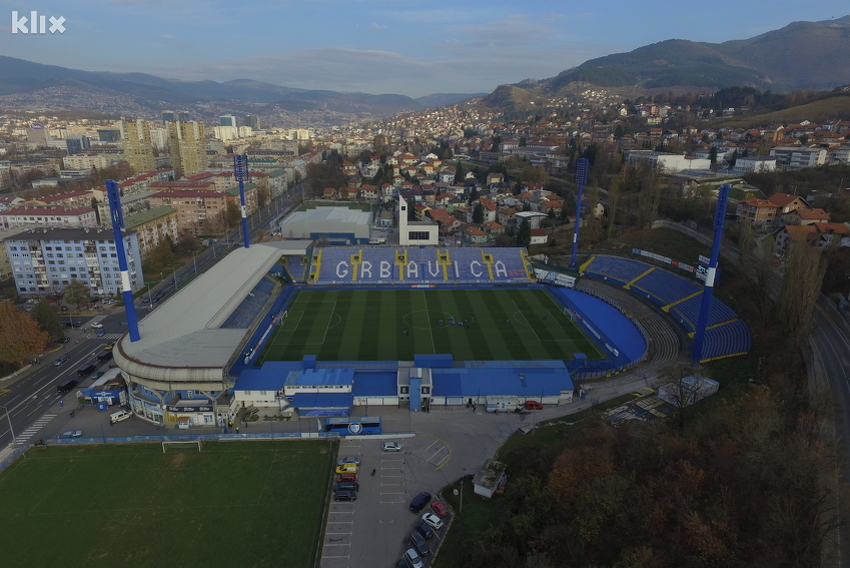 Stadion Grbavica (Foto: Klix.ba)