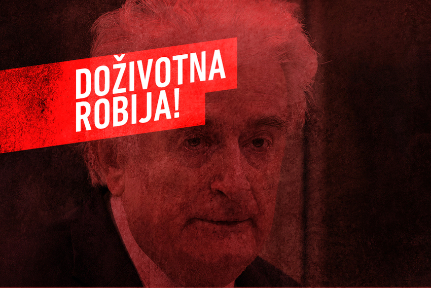 Rezultat slika za Radovan KaradÅ¾iÄ pravosnaÅ¾no osuÄen na doÅ¾ivotnu kaznu zatvora