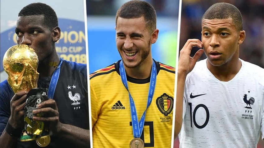 Pogba, Hazard i Mbappe (Foto: Sporx)