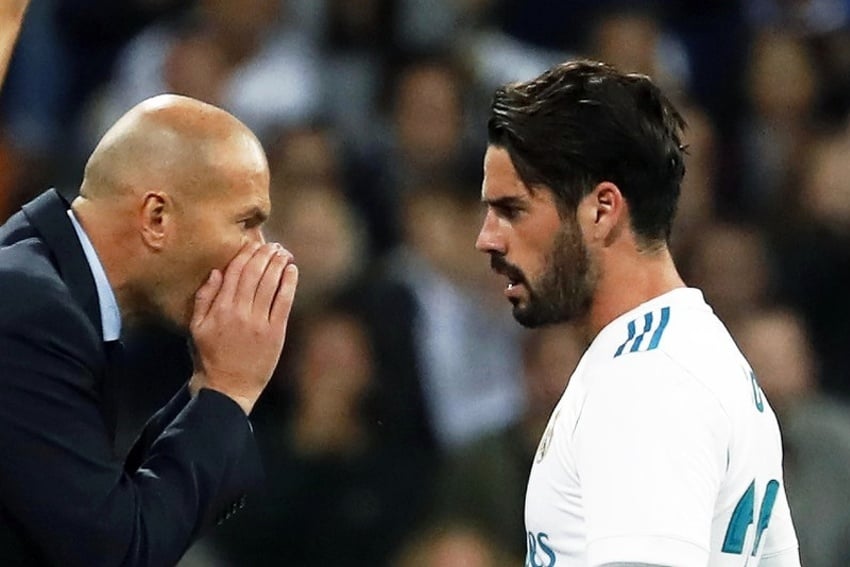 Zinedine Zidane i Isco (Foto: EPA-EFE)