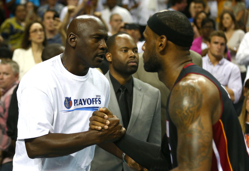 Michael Jordan i LeBron James (Foto: AFP)