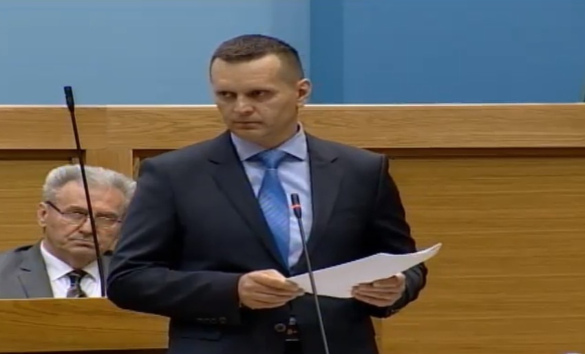 Dragan Lukač na sjednici Narodne skupštine Republike Srpske
