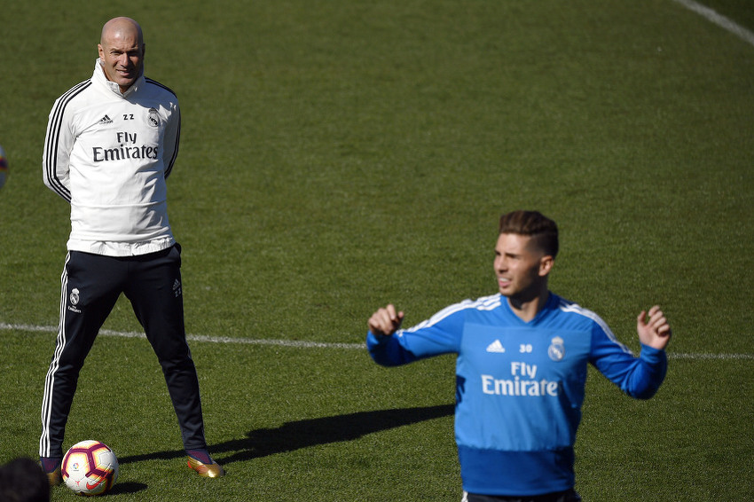 Zinedine i Luca Zidane (Foto: AFP)