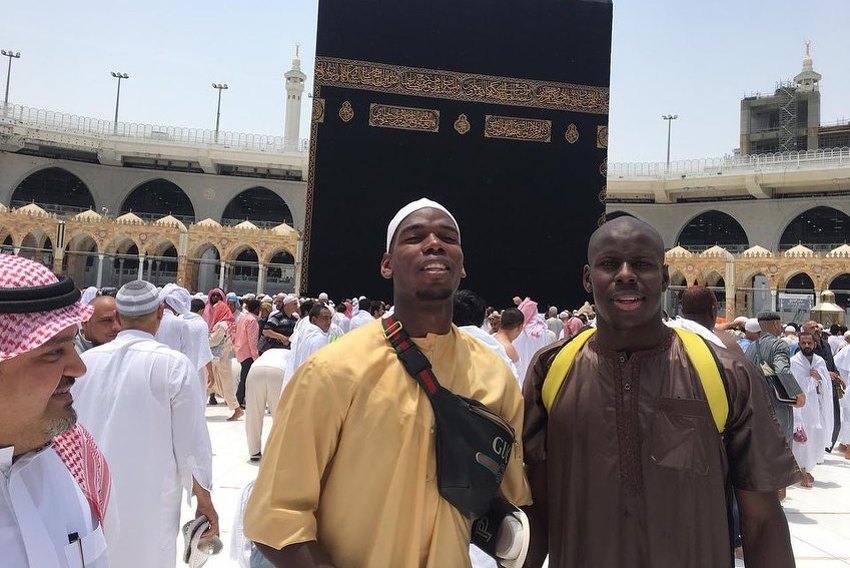 Rezultat slika za Pogba završio sezonu i odmah otišao u Mekku: Nikada ne zaboravite važne stvari u životu