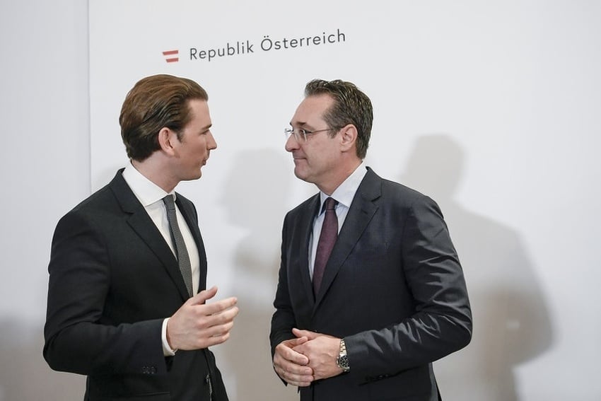 Rezultat slika za NjemaÄka agencija: Kancelar Kurz prekida saradnju sa Dodikovim saveznikom Stracheom
