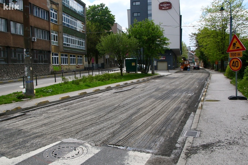 Sanacija ulice Hamdije Kreševljakovića (Foto: H. M./Klix.ba)