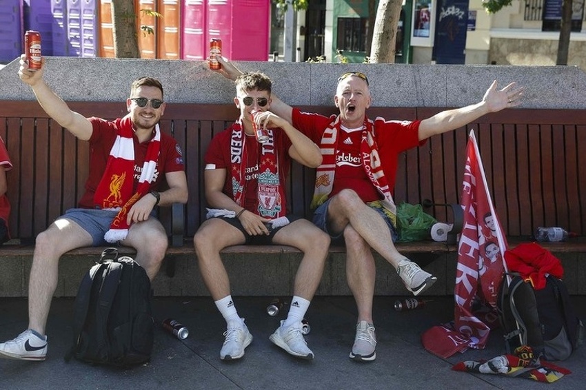Navijači Liverpoola u Madridu (Foto: EPA-EFE)