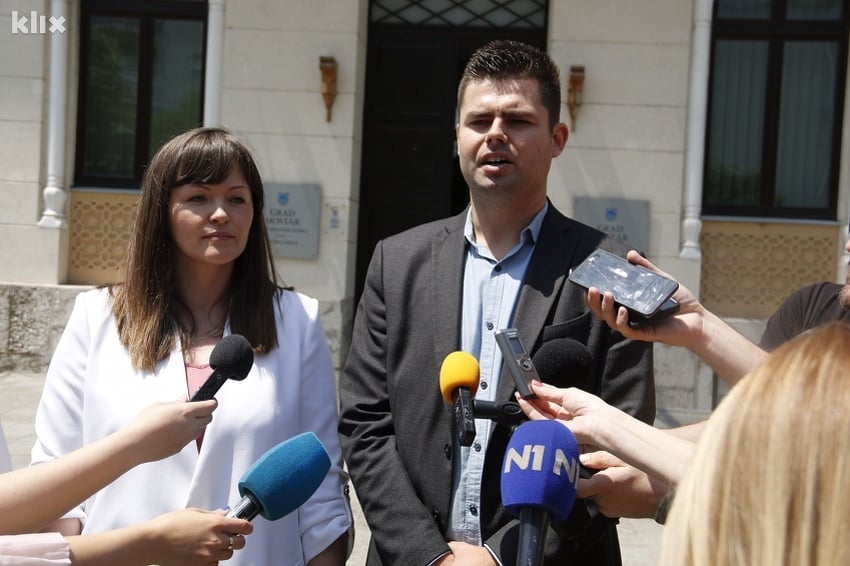 Baralija i Zalihić na konferenciji za medije (Foto: R. D./Klix.ba)