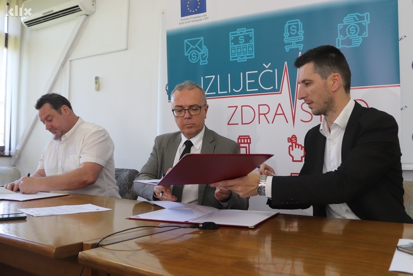 Potpisivanje Memoranduma u Kantonalnoj bolnici Zenica (Foto: E. M./Klix.ba)