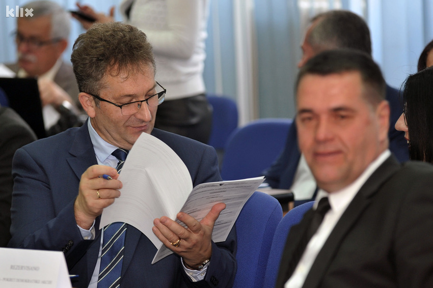 Premijer TK Jakub Suljkanović (PDA) i Bego Gutić (SDA) (Foto: D. Z./Klix.ba)
