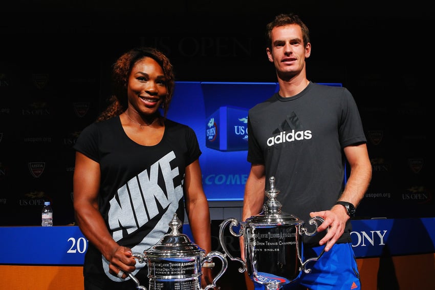 Serena Williams i Andy Murray (Foto: AFP)