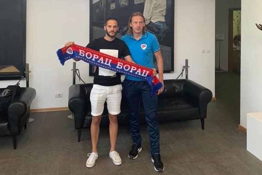 Aleksandar Subić i trener Branislav Krunić (Foto: FK Borac)