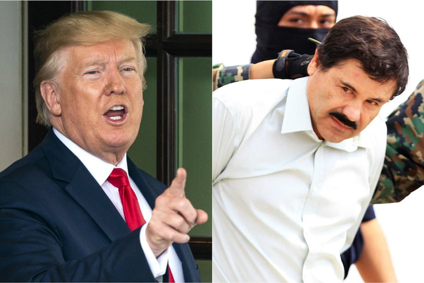 Donald Trump i El Chapo (Foto: EPA-EFE)