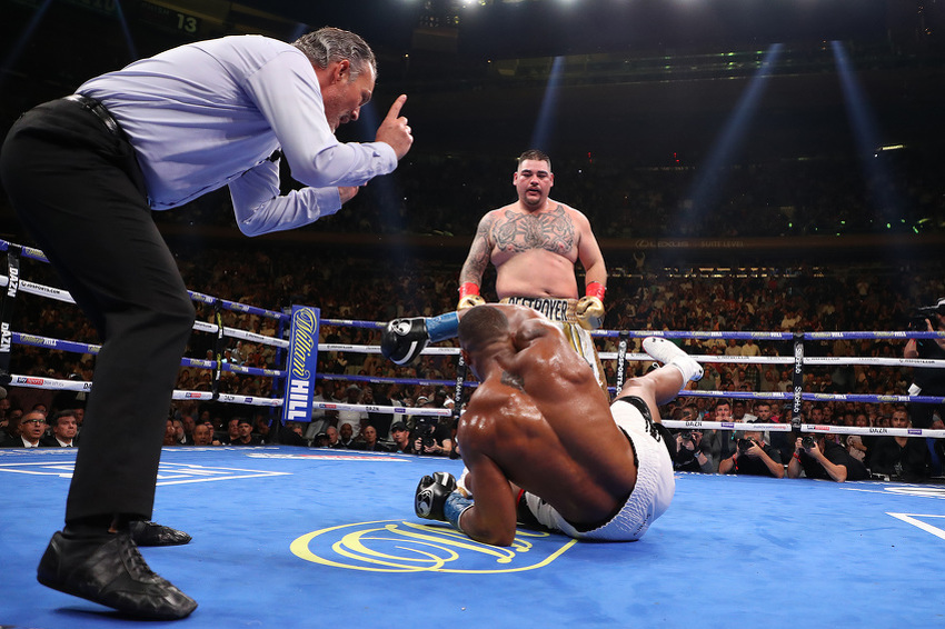 Detalj s borbe između Joshue i Ruiza (Foto: AFP)