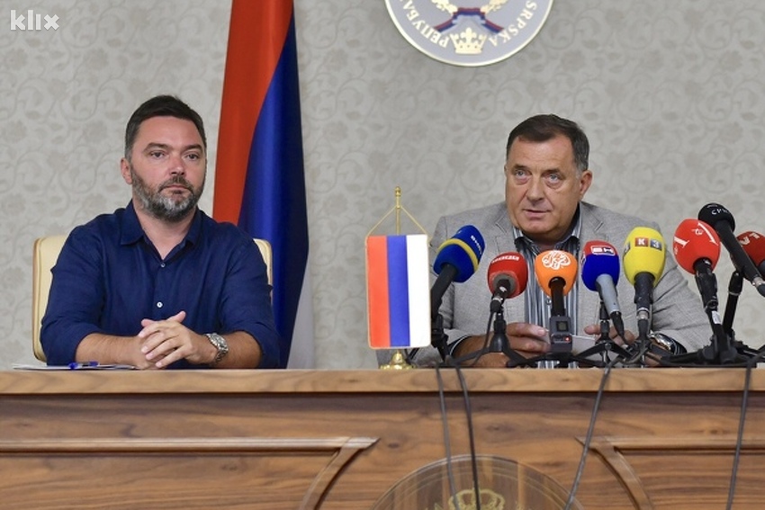 Staša Košarac i Milorad Dodik (Foto: I. Š./Klix.ba)