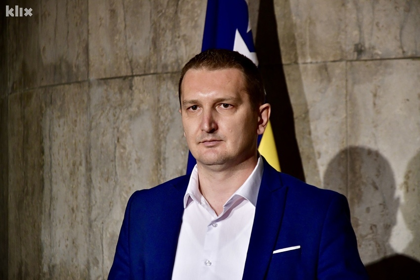Ministar pravde BiH Josip Grubeša (HDZ) (Foto: D. S./Klix.ba)