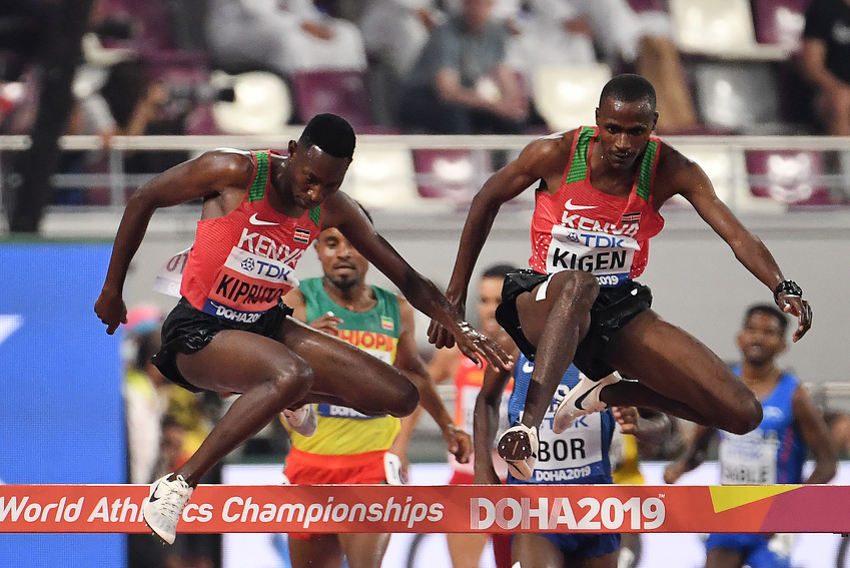 Conseslus Kipruto i Benjamin Kigen (Foto: AFP)