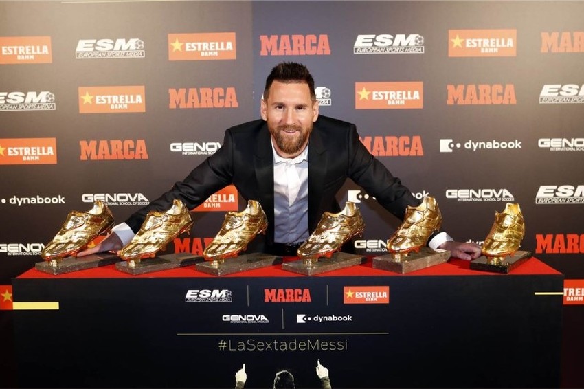 Lionel Messi sa Zlatnim kopačkama
