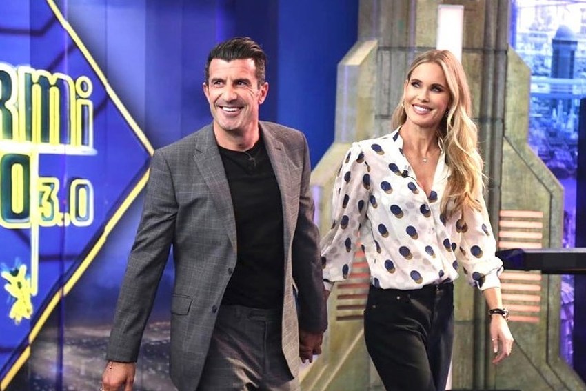 Luis Figo i Helen Svedin (Foto: Instagram)