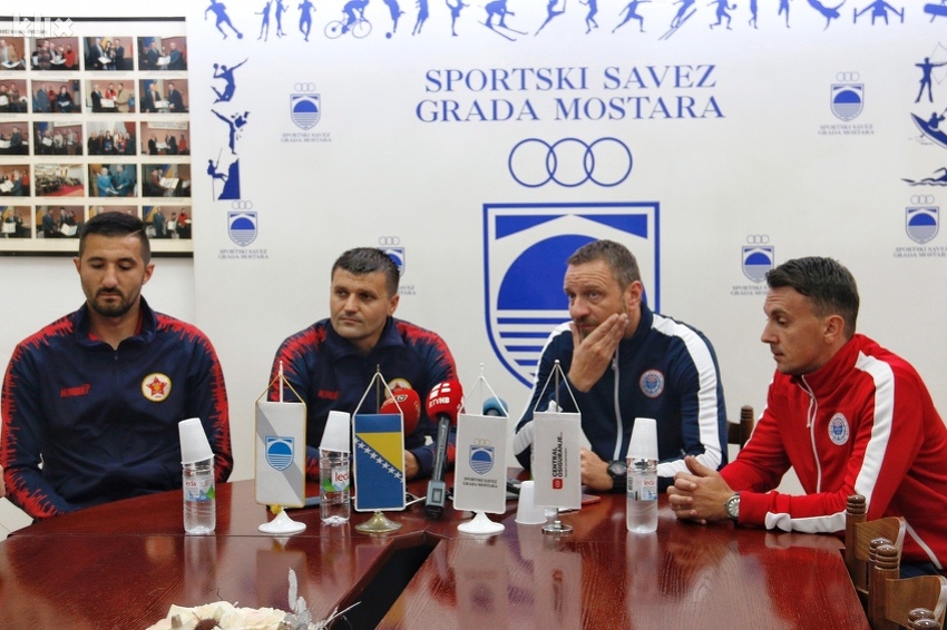 konferencija za medije u Sportskom savezu Grada Mostara (Foto: R. D./Klix.ba)