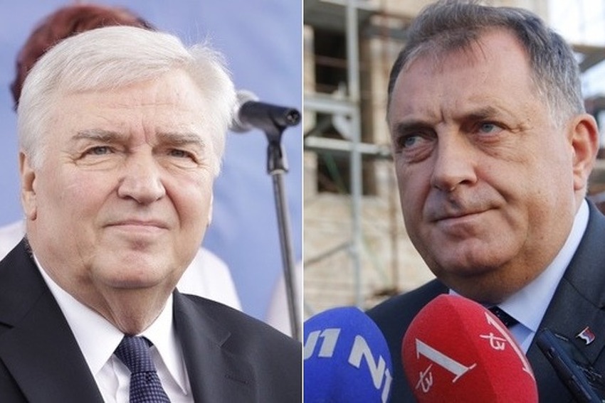 Lideri DNS-a Marko Pavić i SNSD-a Milorad Dodik